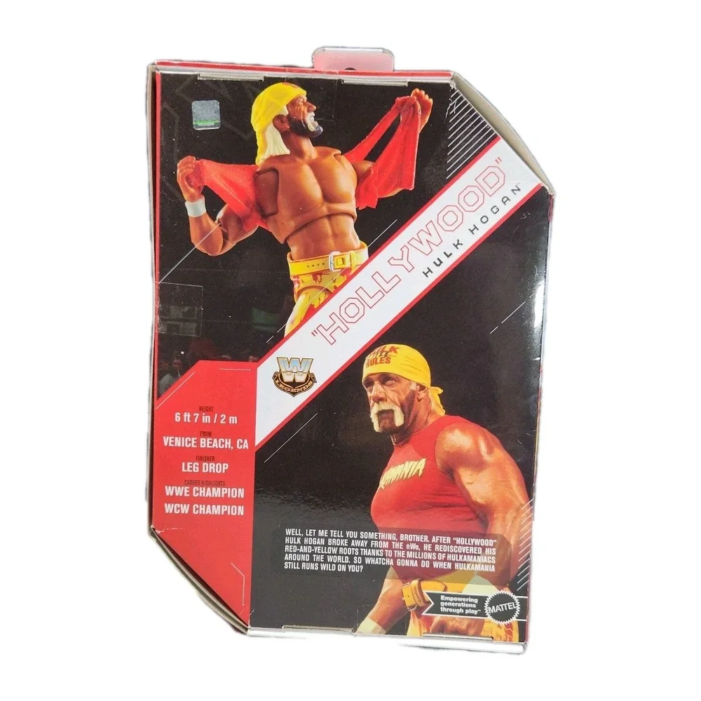 WWE Legends Ultimate Edition Hollywood Hulk Hogan Action Figure Mattel JCX33 NEW